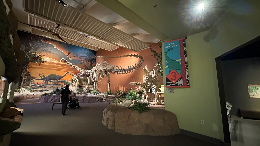 Age of Super Giants dinosaur exhibit