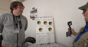 What type of geologist are you? booth at the Albuquerque Gem and Mineral Show