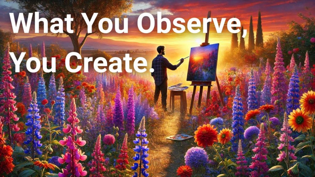 The Frequency Artist & The Observer: How Your Vibration and Attention Quietly Design Your&nbsp;Life